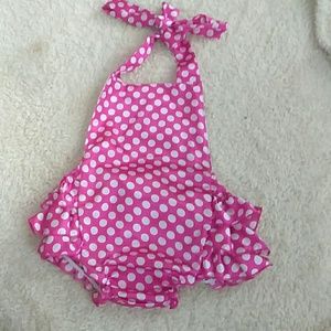 Polka dot Romper.